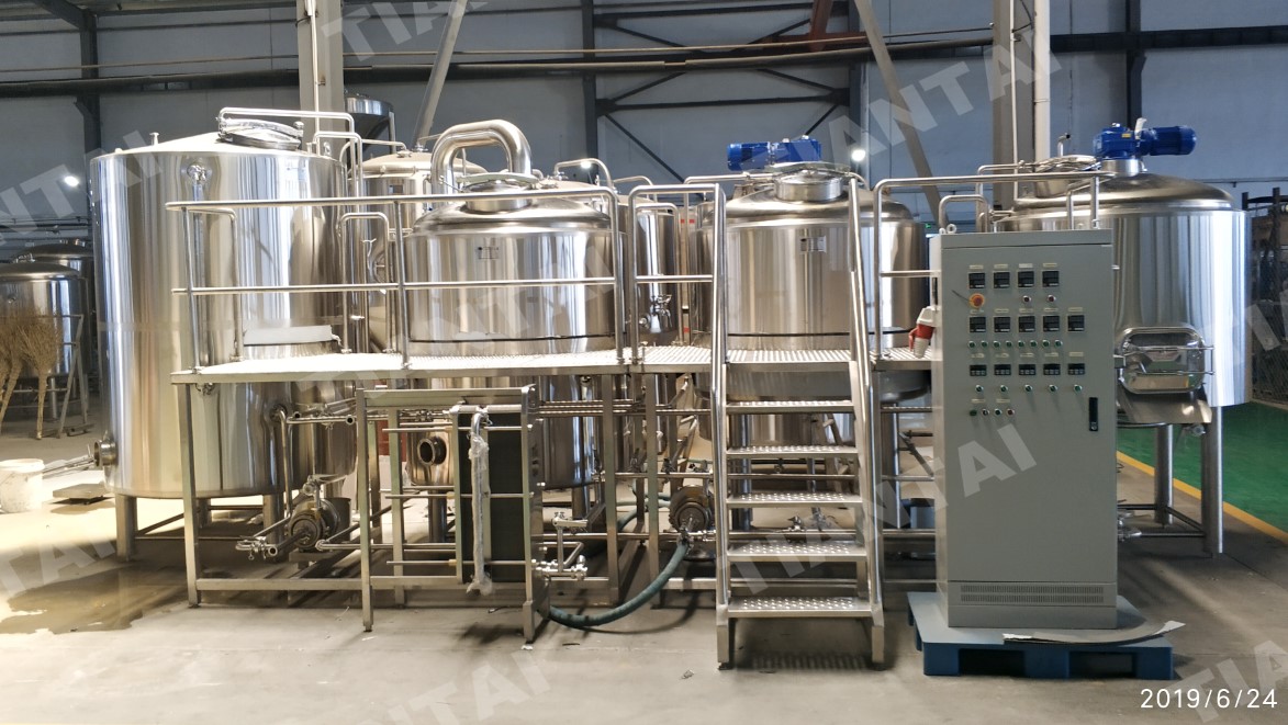 <b>Gas heatec 1000L micro brewery plant Shipping to Chile</b>
